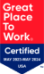 Great Place To Work Certified May 2023 - May 2024